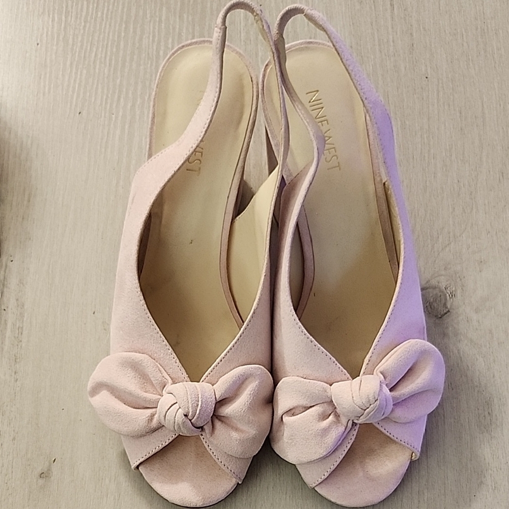 Nine West Women's Pink Slingback Shoes